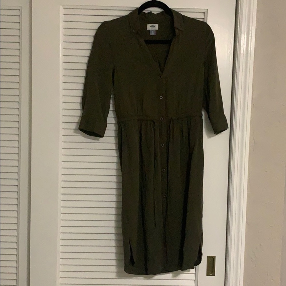 Olive Green Dress